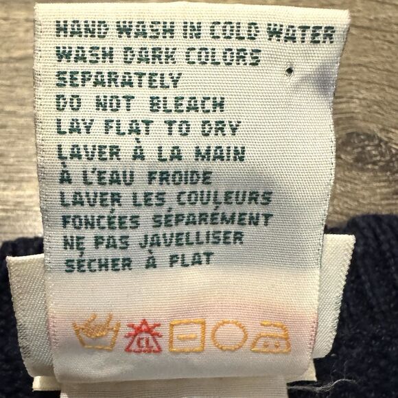 Vintage 90s Sweater Vest Northern Reflections size M Floral Bird embroidered - Picture 7 of 7